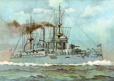 USS Kearsarge, nave da battaglia americana, 1898 da Unbekannt
