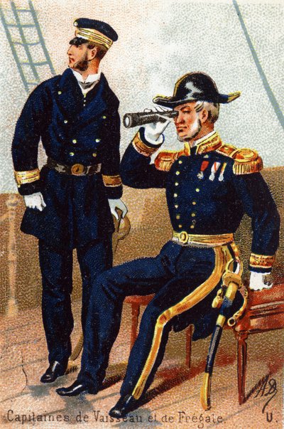 Capitano navi e fregata da Unbekannt