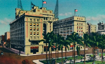 Hotel U.S. Grant e Plaza. San Diego, California, c1941 da Unbekannt