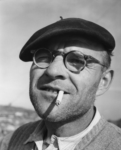 Umberto Bratti, lavoratore del canale e della centrale di Donzere-Mondragon, 1952 da Unbekannt