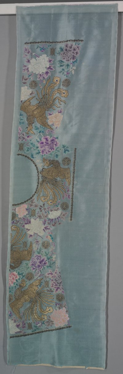 Veste non tagliata: Pannello anteriore sinistro e posteriore, c. 1890 da Unbekannt