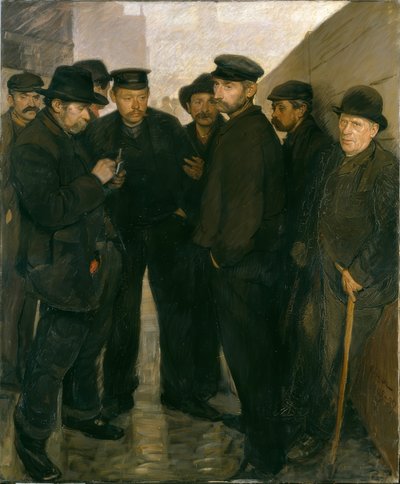 Disoccupati (Lavoratori giornalieri al porto di Amburgo) da Unbekannt