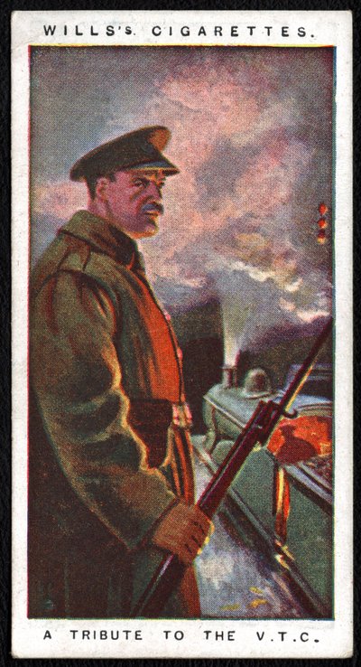 Regno Unito: Una delle ventiquattro carte di sigarette pubblicate nel 1917 dalla Imperial Tobacco Company come tributo allo sforzo bellico delle forze militari e civili da Unbekannt