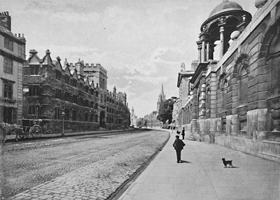 University College da High Street, Oxford, c1896 da Unbekannt