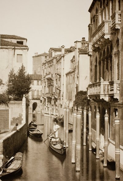 Senza Titolo II 41 [Gondola sul canale, Venezia] da Unbekannt