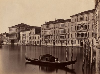 Gondola veneziana senza titolo, fine XIX secolo da Unbekannt