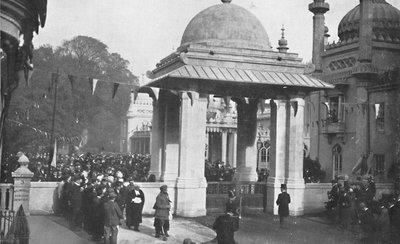 Inaugurazione del Memoriale Indiano da parte del Maharaja di Patiala da Unbekannt