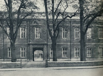 Scuola Superiore, vista verso il cortile della scuola, 1926 da Unbekannt