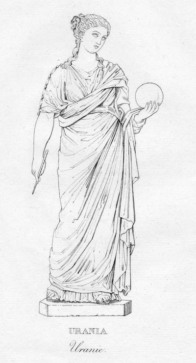 Urania Uranie, c1850 da Unbekannt