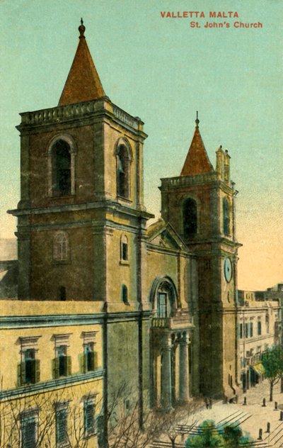 Valletta Malta - Chiesa di San Giovanni, c1918-c1939 da Unbekannt