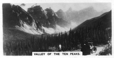 Valle delle Dieci Cime, Parco Nazionale di Banff, Alberta, Canada, c1920 da Unbekannt