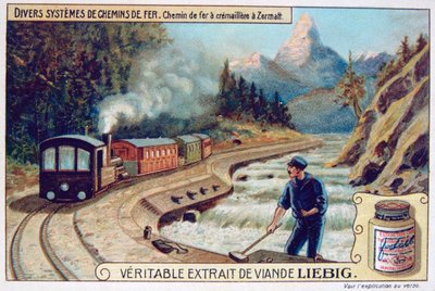 Vari sistemi ferroviari, Zermatt, Svizzera da Unbekannt