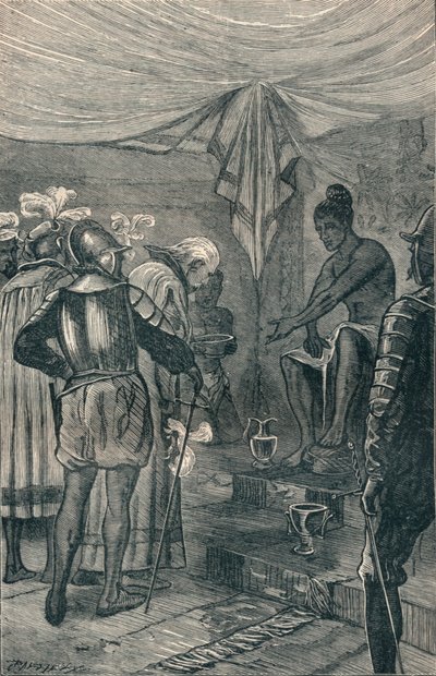 Vasco da Gama Visita il Re, 1904 da Unbekannt