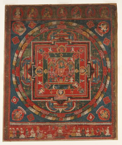 Vasudhara Mandala, datato al 1777 Samvat 897 da Unbekannt