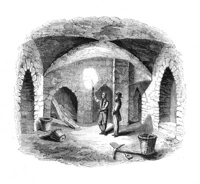 Volta sotto la Vecchia Camera dei Lord, 1845 da Unbekannt
