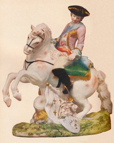 Figura in porcellana di Vauxhall, probabilmente rappresentante Ferdinando, Duca di Brunswick, c1755-60 da Unbekannt