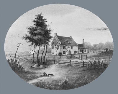 Casa Vechte a Gowannus, Brooklyn, New York, 1865 da Unbekannt
