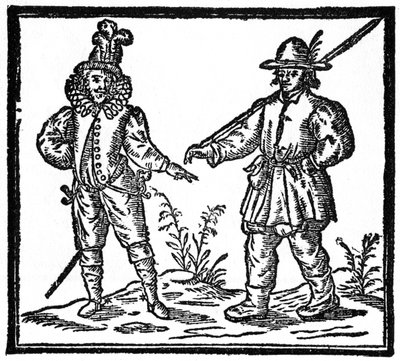 Calzoni di velluto e calzoni di stoffa, 1592, 1910 da Unbekannt