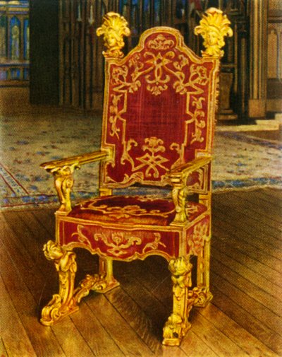 Poltrona di stato veneziana, fine XVII secolo, 1938 da Unbekannt