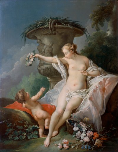 Venere e Cupido, XVIII secolo da Unbekannt