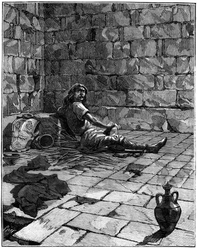 Vercingetorige imprigionato nel Tullianum a Roma, c52-46 a.C., 1882-1884 da Unbekannt