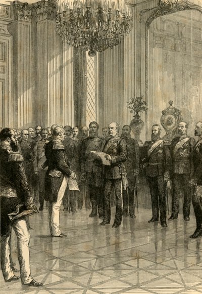 Versailles, 1871: Proclamazione di re Guglielmo imperatore di Germania, 1890 da Unbekannt