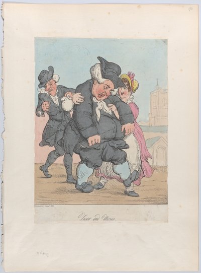 Il vicario e Mosè, 1815 da Unbekannt