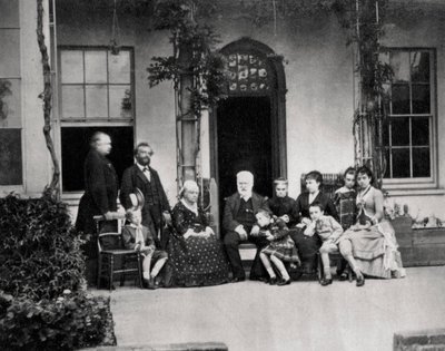 Victor Hugo, romanziere francese, in esilio a Guernsey, 1866 da Unbekannt