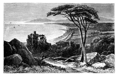 Castello di Victoria, con Killiney-Bray Head in lontananza, Irlanda, c1888 da Unbekannt