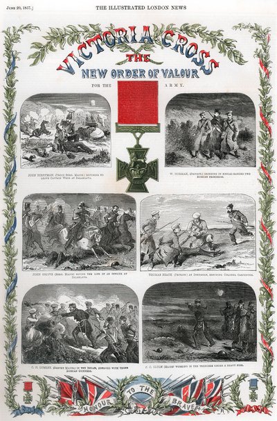Victoria Cross, premio britannico per il valore, 1857 da Unbekannt