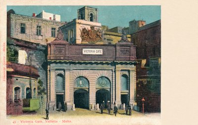 Porta Vittoria, La Valletta - Malta, c1900 da Unbekannt