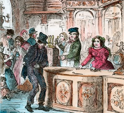 Casa del gin vittoriana, XIX secolo fine XIX o inizio XX secolo da Unbekannt