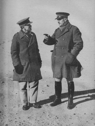 Vincitori del Deserto Occidentale in conferenza, 1941 da Unbekannt