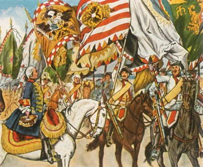 Celebrazione della vittoria a Hohenfriedberg, 4 giugno 1745 da Unbekannt