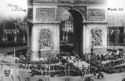 Parata della vittoria, Parigi, 14 luglio 1919 da Unbekannt
