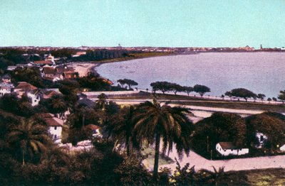Vista da Malabar Hill, Bombay, India, inizio XX secolo da Unbekannt