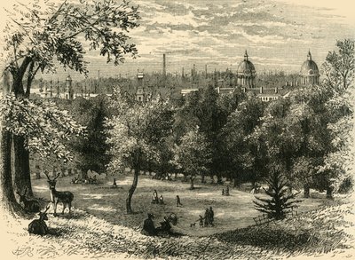 Veduta nel parco di Greenwich, c1878 da Unbekannt