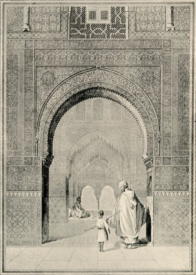 Vista nella Sala delle Due Sorelle, XIX secolo, 1907 da Unbekannt