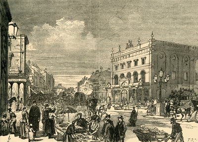 Veduta nel New Cut, 1878 da Unbekannt