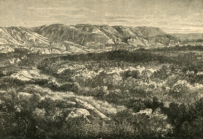 Veduta nella Valle del Giordano da Unbekannt