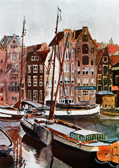 Veduta di Amsterdam, 1907 1911-1912 da Unbekannt