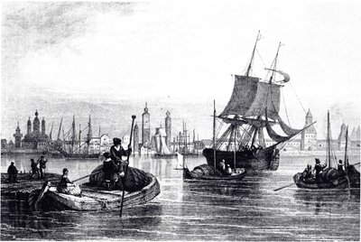 Vista di Arkhangelsk, 1835 da Unbekannt