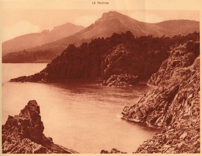 Vista del picco di Aurelio e Cap Roux, Le Trayas, 1930 da Unbekannt