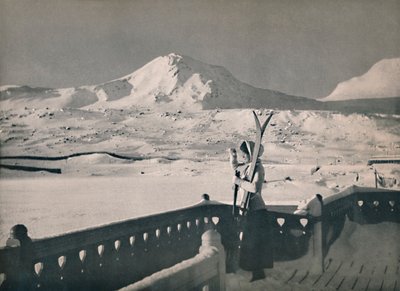Veduta di Finse, Ferrovia di Bergen, 1914 da Unbekannt