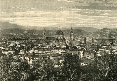 Veduta di Firenze dal Belvedere, 1890 da Unbekannt