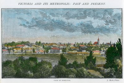 Veduta di Hamilton, Victoria, Australia, c1885 da Unbekannt