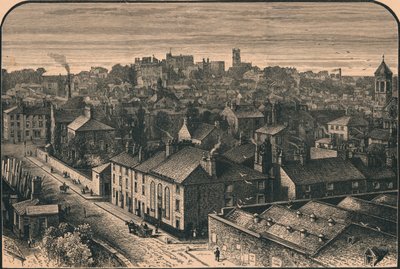 Veduta di Lancaster, XIX secolo da Unbekannt