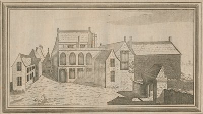 Veduta del Priorato di Minster Lovel nella contea di Oxford, 1784 da Unbekannt