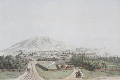 Veduta di Pyatigorsk, metà del XIX secolo da Unbekannt