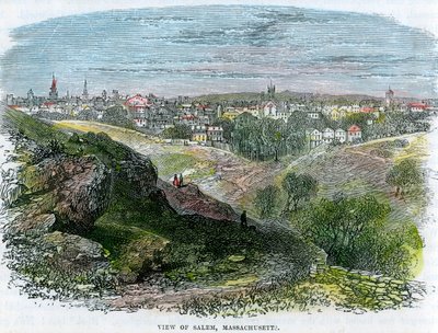 Veduta di Salem, Massachusetts, USA, c1860 da Unbekannt